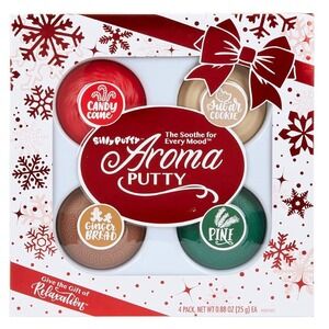 Silly Putty Aroma Putty Christmas Holiday Scents 4 Pack Gift Set